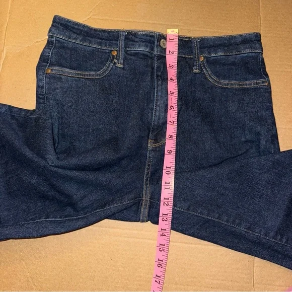 Judy Blue High Waist Wide Leg Cropped Jeans (JB88716) Crop Women’s Size 11/30 - Picture 5 of 6